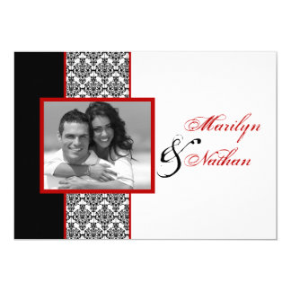 Why It Works Wednesday Red White Blue Wedding Invitations If This Isn 39 T Enough For You Feel Free To Personalize Any Wedding Invitation Or Save The Date In Black White And Red Who Knows Might Just Find