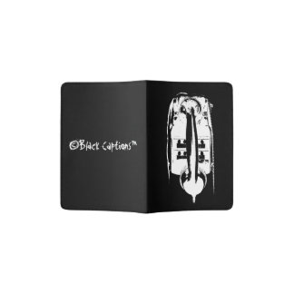 Black & White Retro Phone - Passport holder