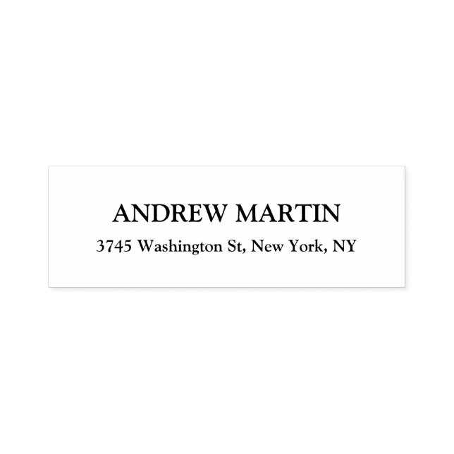 Black & White Retro Style Creation Self-inking Stamp (Design)