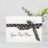 Black & White Ribbon (Standing Front)