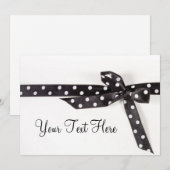 Black & White Ribbon (Front/Back)