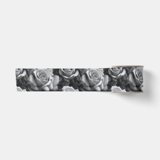 Black & White Rose Gift Ribbon