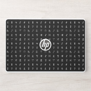 Black & White Runic Symbol HP Laptop Skin