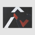 BLACK WHITE RUST TISSUE PAPER