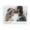 Black & White Save The Date Photo Postcard
