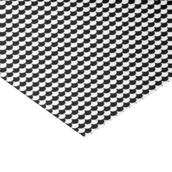 Black White Scales Pattern Tissue Paper by BestPatterns4u at Zazzle