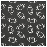 Black &amp; White Simple Football Pattern Fabric