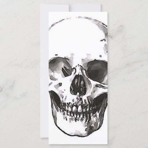 Black  White Skull