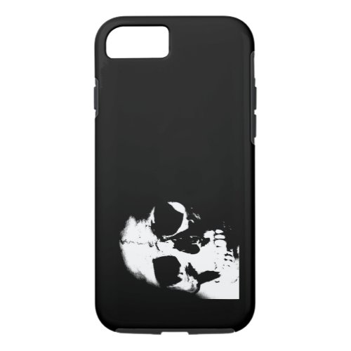 Black  White Skull iPhone 87 Case