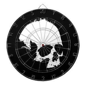 Black & White Skull Dart Board