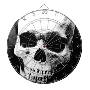 Black & White Skull Dartboard