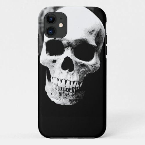 Black  White Skull iPhone 5 Cover