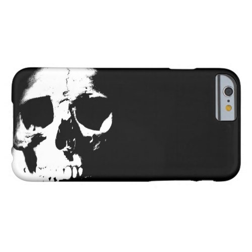 Black  White Skull iPhone 6 Case