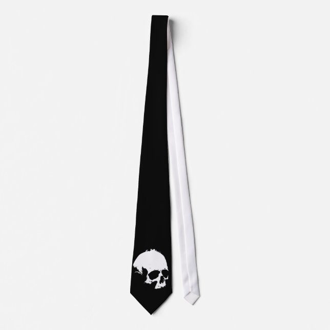 Black & White Skull Neck Ties (Front)