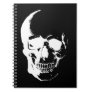 Black & White Skull Notebook