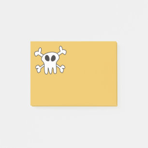 Black & White Skull Post-it Notes