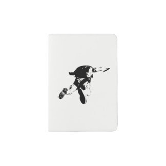 Black & White Skydiving Passport Holder