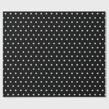 Black & White Small Polka Dot Party Christmas gift