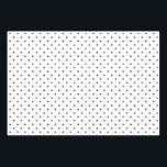 Black & White Small Polka Dot Party or Christmas Wrapping Paper Sheets<br><div class="desc">Pick up these easy to use wrapping paper sheets to easily wrap your presents. You get 3 wrapping paper sheets. Black & white small polka dots on black party,  holiday,  Christmas wrapping paper. Check out our Christmas collection for more designs of this paper wrap.</div>