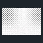 Black & White Small Polka Dot Party or Christmas Wrapping Paper Sheets<br><div class="desc">Pick up these easy to use wrapping paper sheets to easily wrap your presents. You get 3 wrapping paper sheets. Black & white small polka dots on black party,  holiday,  Christmas wrapping paper. Check out our Christmas collection for more designs of this paper wrap.</div>