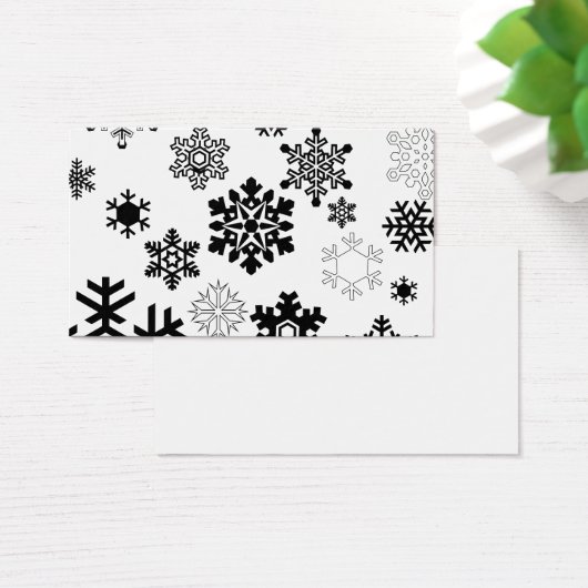 Black & White Snowflakes (Desk)