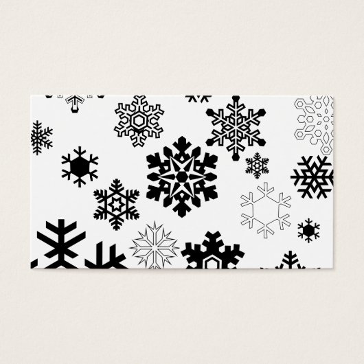 Black & White Snowflakes (Front)