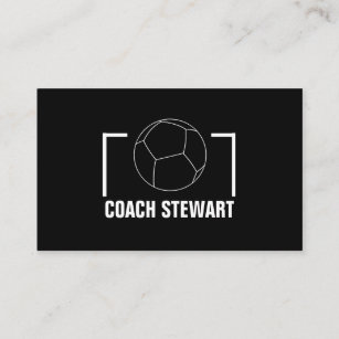 Black & White Soccer ball, Soccer Player/Coach/Ref Business Card