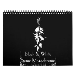 Black & White Some Monochrome Calendar