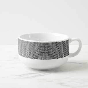 Black & White Soup Mug