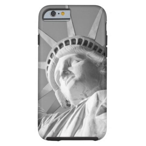 Black White Statue of Liberty Tough iPhone 6 Case