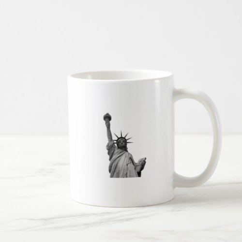 Black  White Statue of Liberty Coffee Mug
