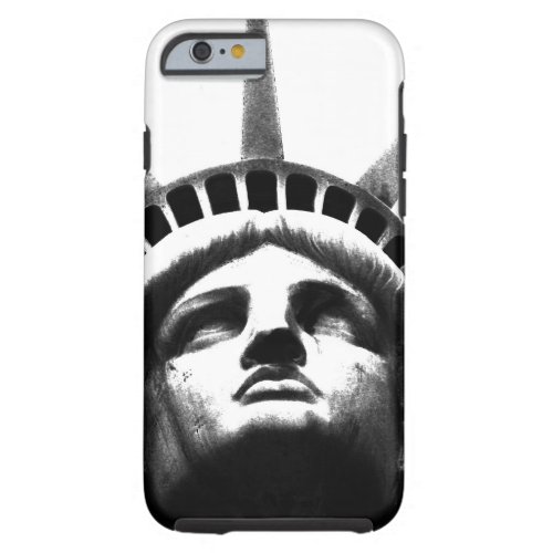 Black White Statue of Liberty iPhone 6 Case