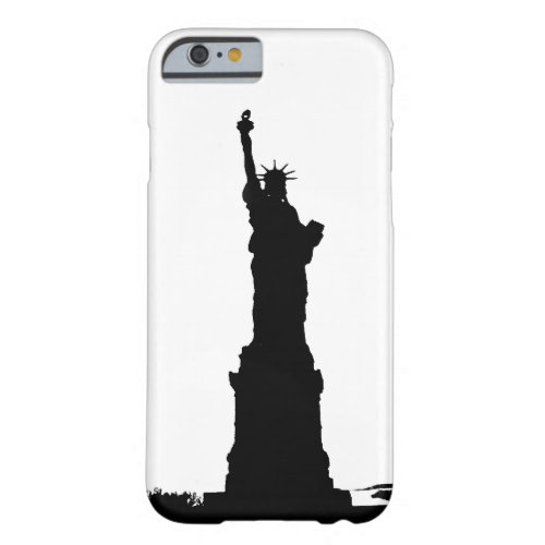 Black White Statue of Liberty iPhone 6 Case