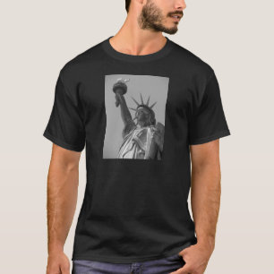 Black & White Statue of Liberty New York City T-Shirt