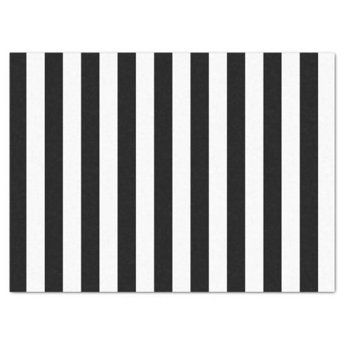 Black  White Stripe Tissue Paper