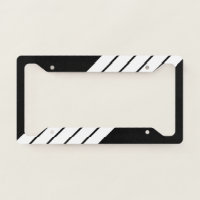 Black White Striped 70s 80s Retro Racing Stripes
