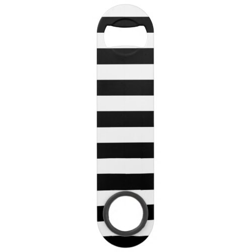 Black  White Striped Bar Key