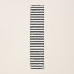 Black White striped elegant Scarf<br><div class="desc">Black White striped design. You are welcome to visit my store for more beautiful products.</div>