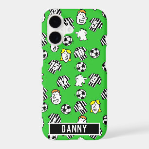Black & White Striped Football Shirts. iPhone 17 Case
