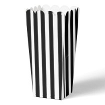 Black White Stripes Favor Boxes