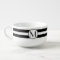 Black | White Stripes Pattern Monogram