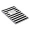 Black & White Stripes Personalized Notebook