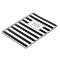 Black & White Stripes Personalized Notebook