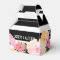 Black White Stripes Watercolor Floral Wedding