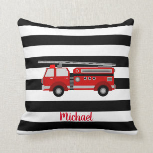 Fire Truck Pillows Decorative Throw Pillows Zazzle