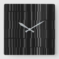 Black/White Stylish Irregular Stripe Pattern