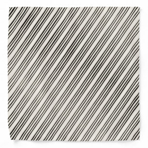 Black/White Stylish Stripe Pattern Bandana