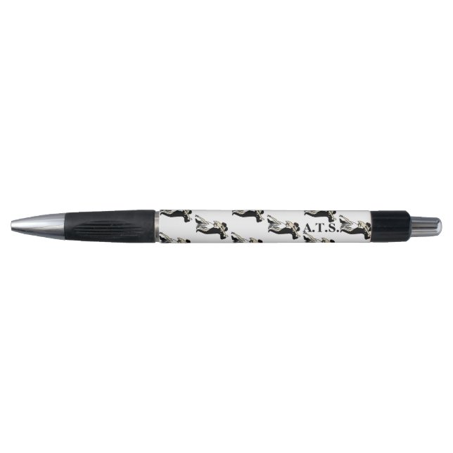 Black & White Tango Dancers Pen (Front)