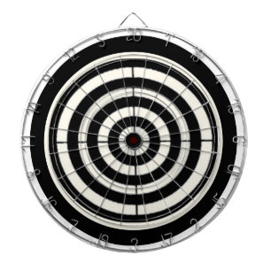 Black & White Target Dart Board