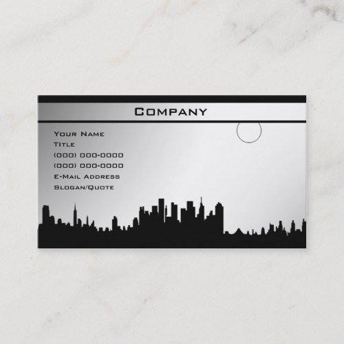 Black &amp; White Template 3 Business Card Templates